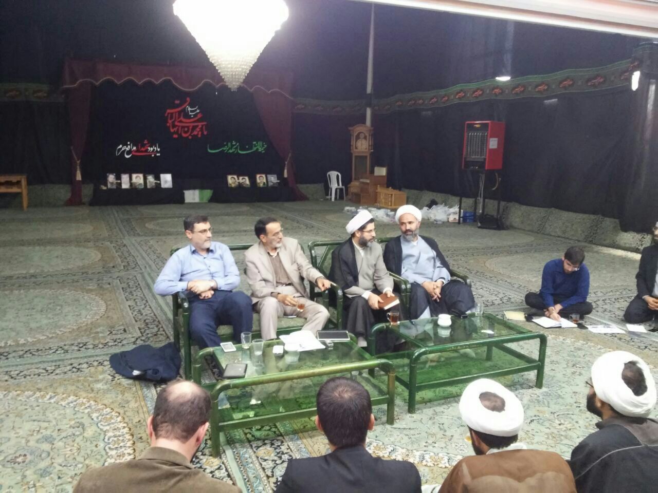 جلسه حجت الاسلام پژمان فر با فعالان فرهنگی در مشهد مقدس