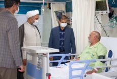 بازدید حجت الاسلام پژمان‌فر از بیمارستان هفده شهریور
