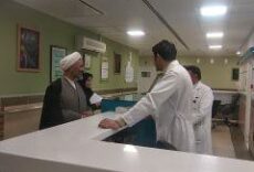 بازدید حجت الاسلام پژمان فر از بیمارستان جواد الائمه