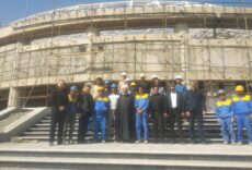 بازدید حجت الاسلام پژمان‌‌فر از بازسازی ورزشگاه ثامن