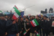 حضور حجت الاسلام پژمان فر در راهپیمایی ۲۲ بهمن