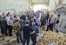آغاز عملیات اجرایی بازسازی مسجد مرویها