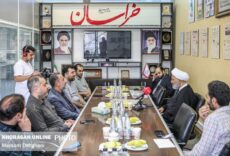 بازدید حجت‌الاسلام پژمانفر، نماینده مردم مشهد و کلات و رئیس کمیسیون اصل ۹۰ مجلس از روزنامه خراسان
